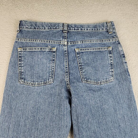 Y2K Boys Relaxed Fit Jeans Boys 18 Husky Straight Faded Adjustable Denim Pants - Picture 10 of 12